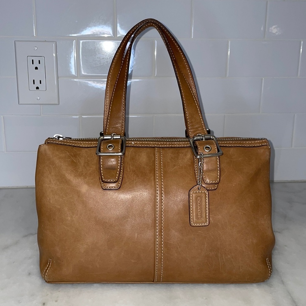 Coach Legacy Leather Full Zip Satchel